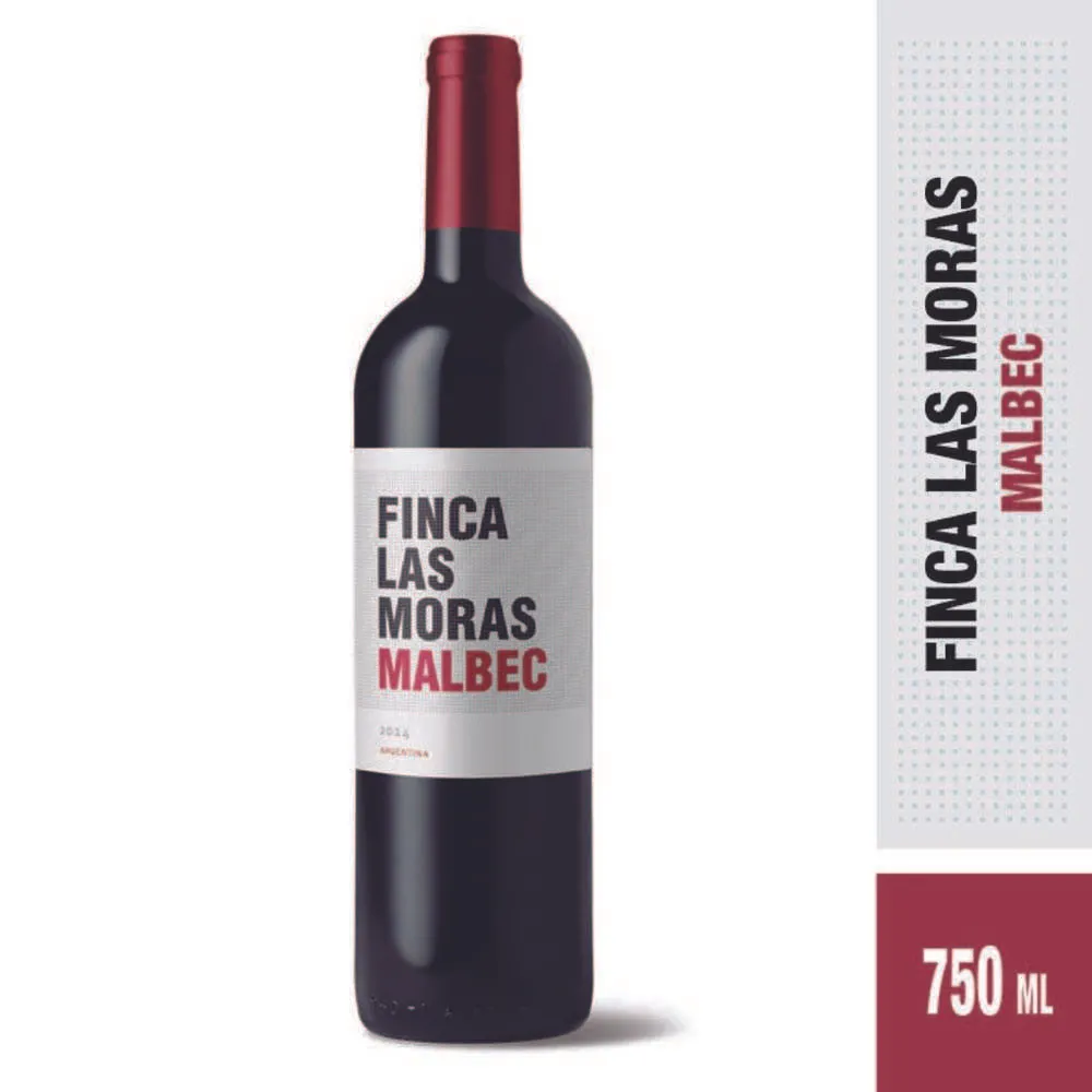 Vino Finca Las Moras Malbec X 750cc