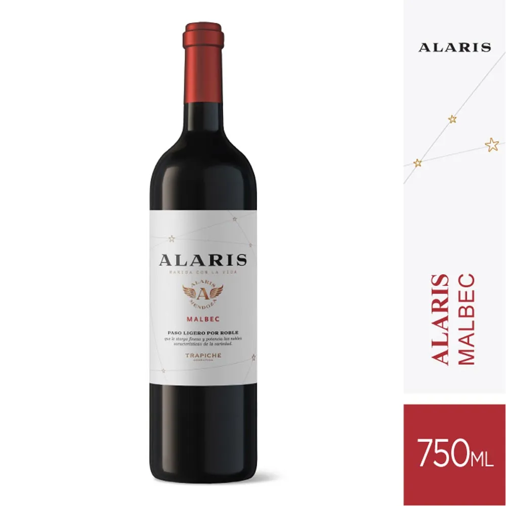 Vino Alaris Malbec X 750cc