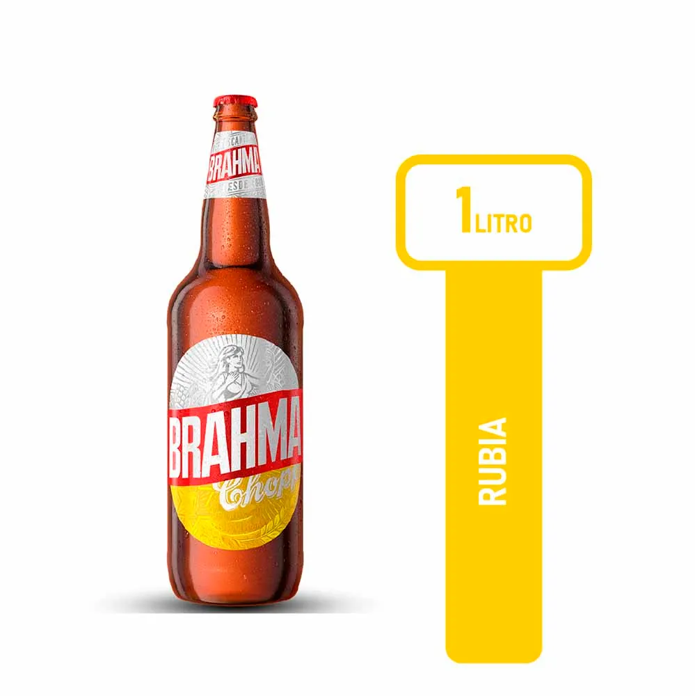 Cerveza retornable Brahma 1l