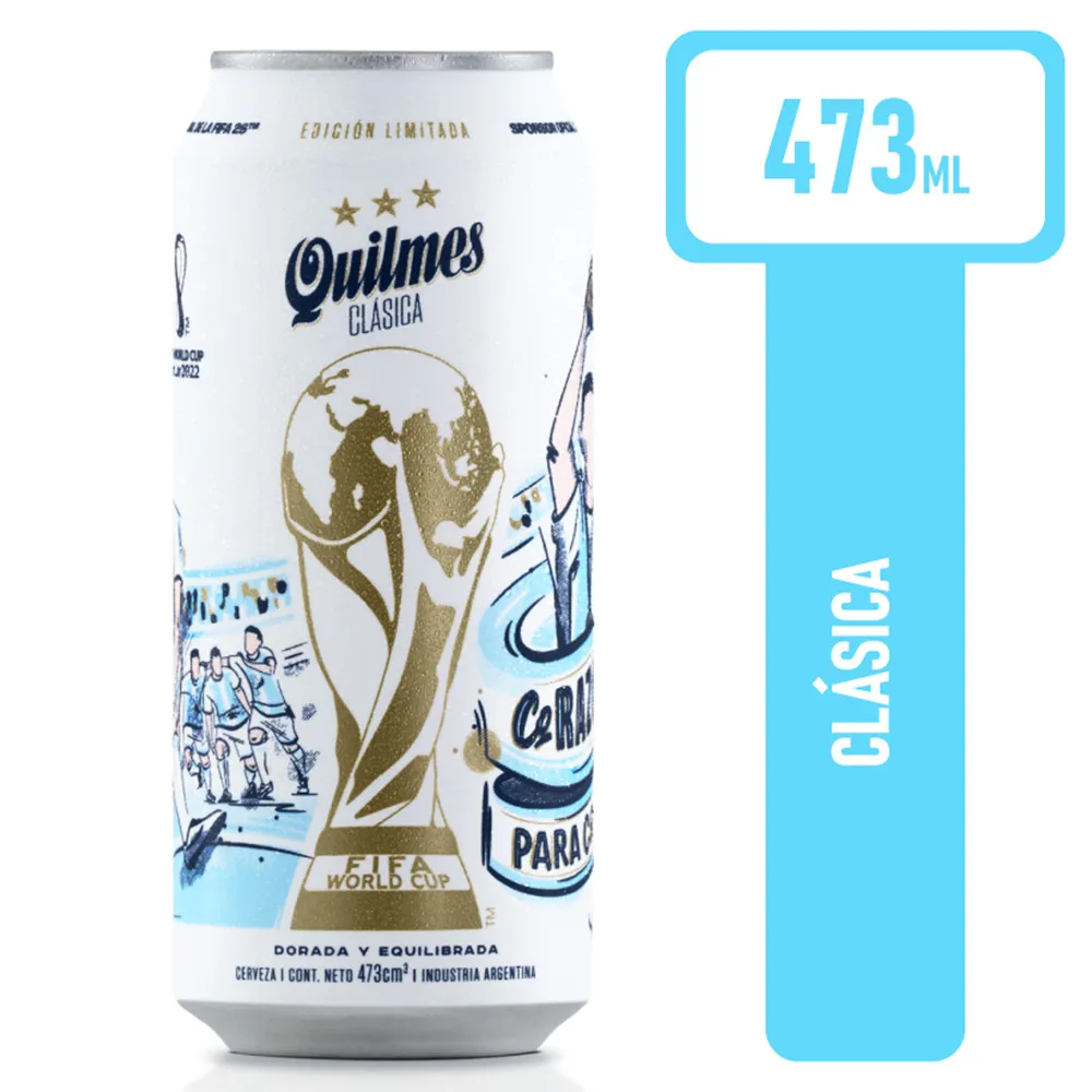 Quilmes Clasica Lata x 473cm