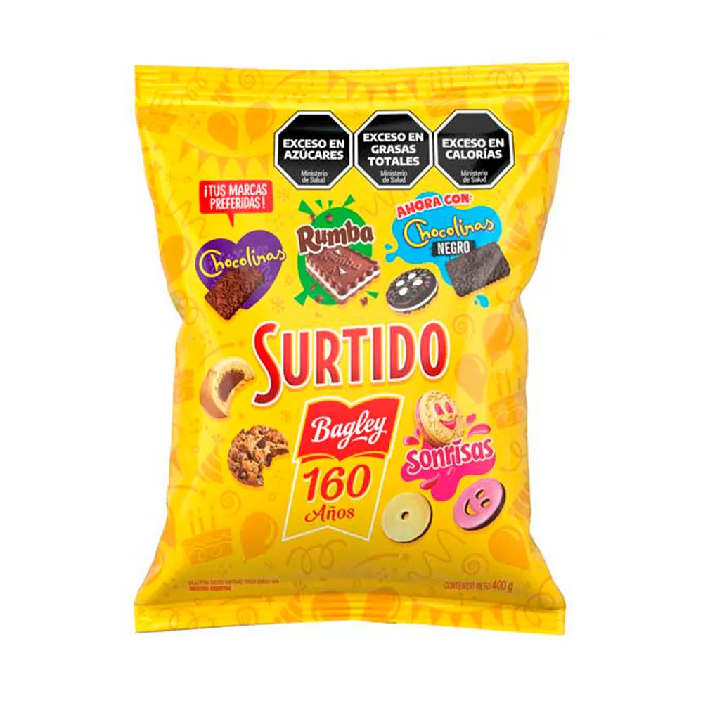 Surtido Bagley x 390gr