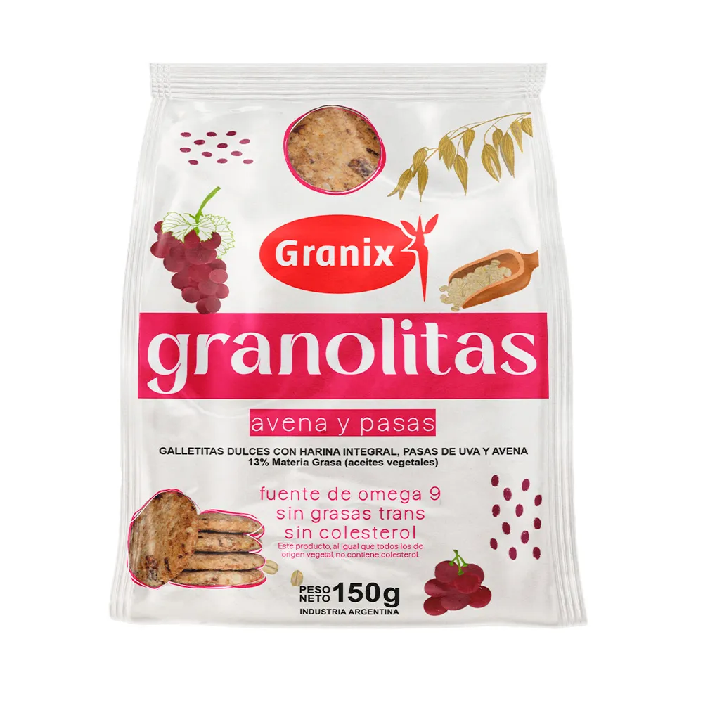 Granix Granolitas avena/pasas x 150gr