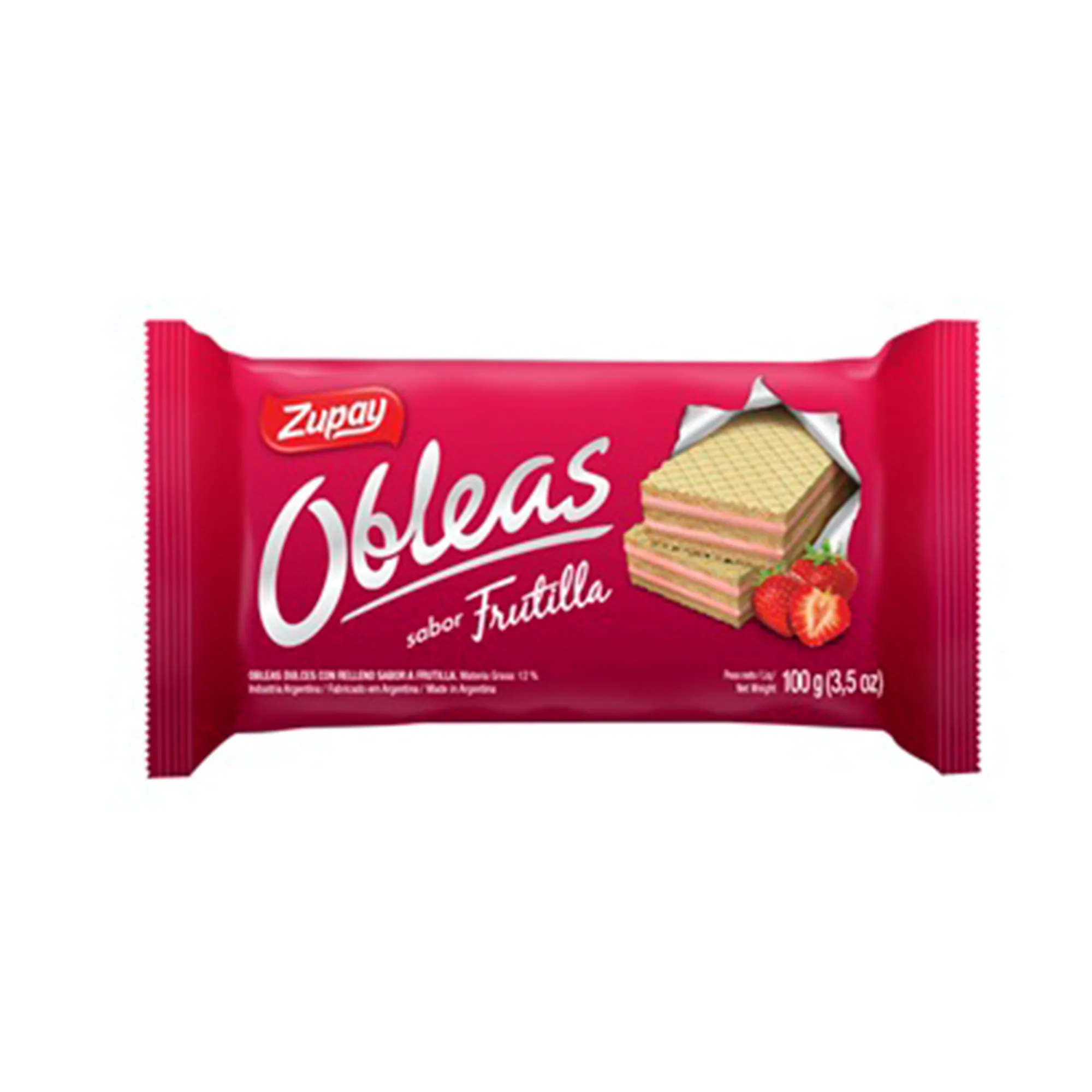 Zupay Oblea Frutilla x 100gr