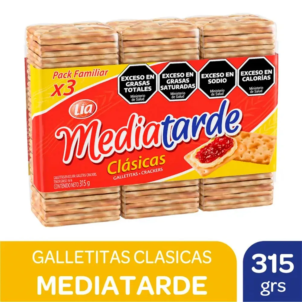 Lia Mediatarde Crackers x 315gr