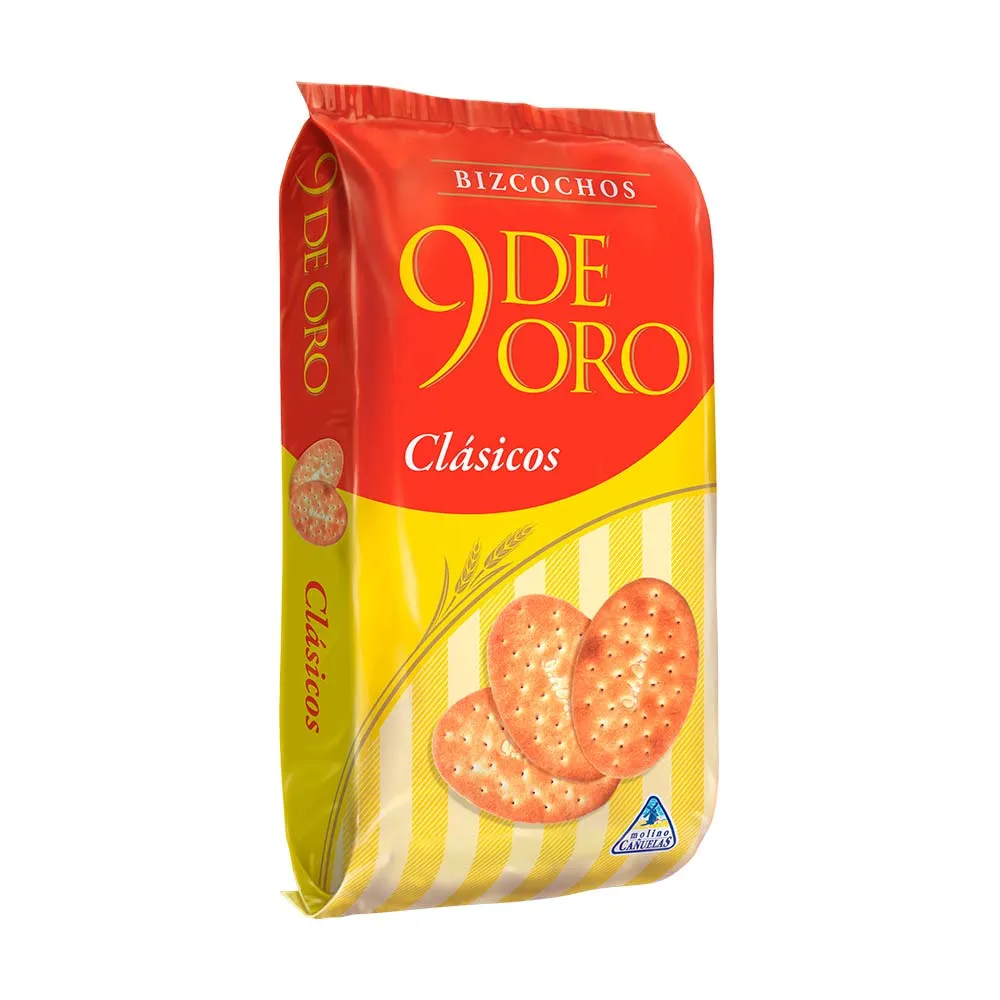 9 De Oro Bizc Clasicos x 200gr uni