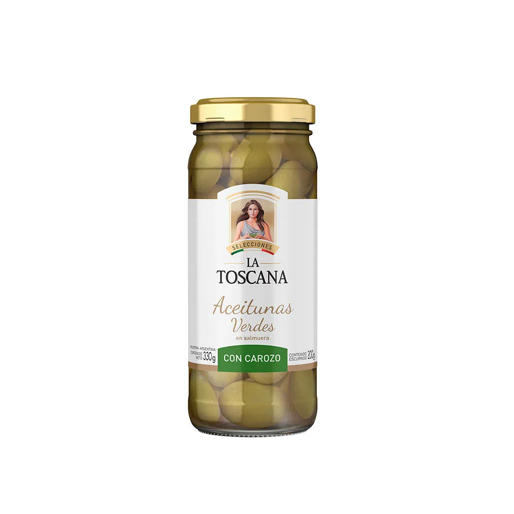 Delicias Riojanas Aceitunas Verdes C/Carozo (Doypack) x 180gr