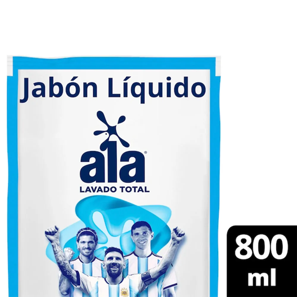 Ala Liquido Lav. Mano Lavado Total (doypack) x 800ml